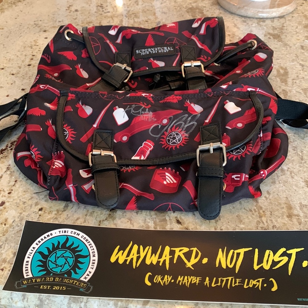 Supernatural Autographed Backpack - image 1